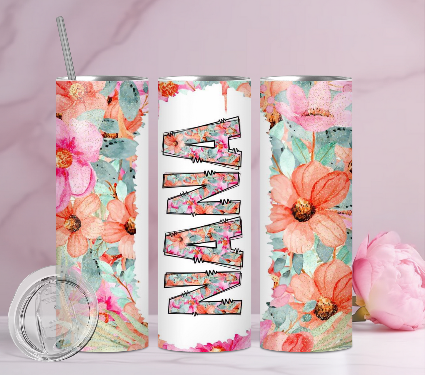 Nana- Peachy 20oz Tumbler